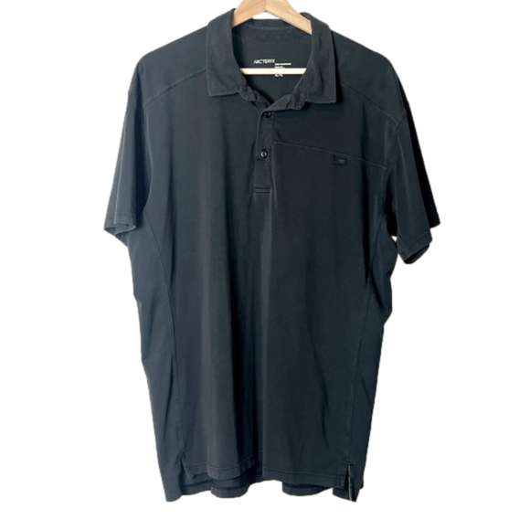 Arc'teryx Other - Arc’teryx mens black short sleeve polo shirt athletic XL performance